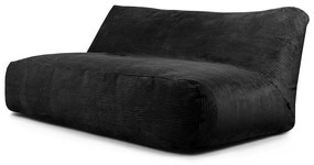 Czarny sztruksowy worek do siedzenia Sofa Tube 190 – SLOWDOWN