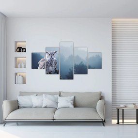 Obraz - Sowa śnieżna (125x70 cm)