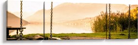 Obraz huśtawki w przyrodzie (170x50 cm)