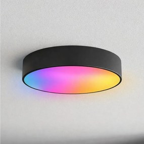 Brilagi - Lampa sufitowa LED RGBW ściemnialna do łazienki CLARE 3xE27/9W/230V IP54 Wi‑Fi czarna