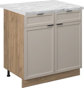 Szafka dolna do kuchni greybeige 80x60x82 fame-line