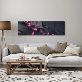 Obraz abstrakcji 3D (170x50 cm)