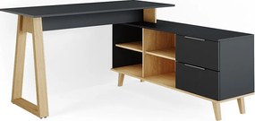 Biurko antracyt 138x60x77 nautica