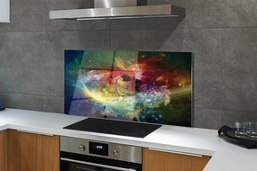 Panel Szklany Fluidyczna Abstrakcja Form