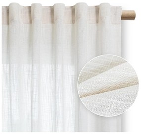 Kremowa zasłona 140x250 cm Valeta – Restilo