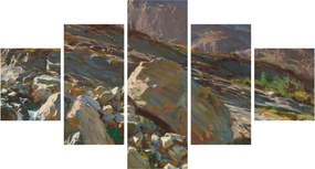 Obraz - John Singer Sargent, Simplon Pass, reprodukcje (125x70 cm)