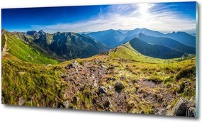 Fotoobraz na ścianę szklany Panorama górska