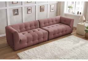 Ciemnoróżowa sofa 324 cm Kleber – Bobochic Paris