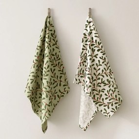 Ścierki kuchenne w drobny wzór MISTLETOE, 50 x 70 cm, 2 szt.