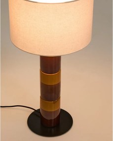 Lampa stołowa z tekstylnym kloszem (wysokość 61,5 cm) Mavran – Kave Home