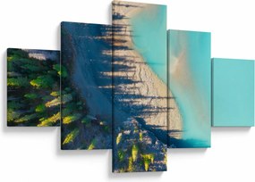 Obraz - Widok na jezioro (125x70 cm)