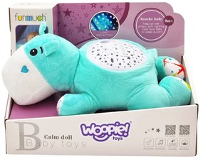 Woopie baby przytulanka projektor 2w1 usypiacz hipopotam