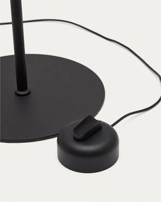 Czarna lampa stojąca LED ze ściemniaczem (wysokość 160 cm) Orey – Kave Home
