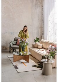 Beżowa rozkładana sofa z materiału bouclé 247 cm Quinoa – Bonami Selection