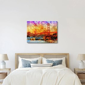 Obraz - Golden Gate, San Francisco, Kalifornia (70x50 cm)