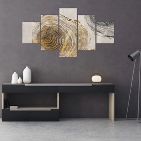 Obraz - Abstrakcja pnia (125x70 cm)