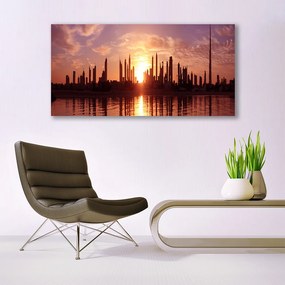 Zdjęcie na płótnie Panorama Nocnego Miasta