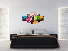 Obraz - Kolorowe kostki (125x70 cm)