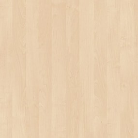 Szafka ubraniowa S1 z ławką, 2-drzwiowa, 1875 x 600 x 500/800 mm, zamek cylindryczny, drzwi laminowane, brzoza