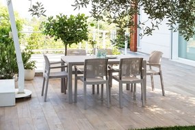 DAVIDE stół plastikowy, szary