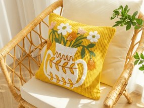 Poszewka na poduszkę VAZONIE 45x45 cm, żółty