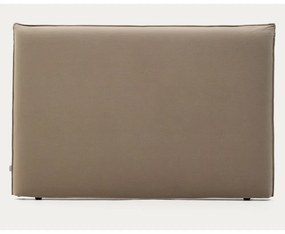Szarobrązowy tapicerowany zagłówek 180x118 cm Jaira – Kave Home