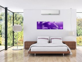 Obraz- Łąka motylów (170x50 cm)