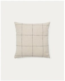 Poszewka na poduszkę z mieszanki lnu 45x45 cm Ayame – Kave Home