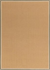 Dywan z juty dwustronny/tkany ręcznie w kolorze khaki/w naturalnym kolorze 240x340 cm Bordo Herringbone Khaki – Asiatic Carpets