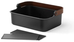 Czarny organizer łazienkowy z plastiku z recyklingu Bellwood – Umbra