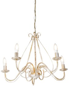 Inteligentna żyrandol biała 5-światłowa w tym Wifi B35 - Giuseppe Rustykalny / Vintage Oswietlenie wewnetrzne