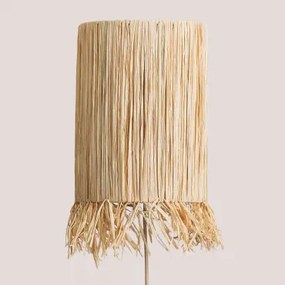 Lampa Ścienna Z Rafii Bellver Miel - Sklum