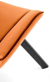 Krzesło tapicerowane K520 VELVET cynamonowe obracane HALMAR
