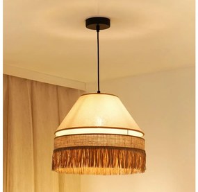 Brilagi - Lampa wisząca WINNETOU AVIGNION 1xE27/15W/230V pr. 35 cm brąz/krem