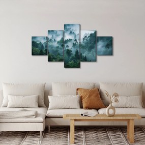 Obraz - Las we mgle (125x70 cm)