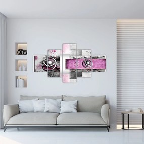 Obraz abstrakcji (125x70 cm)