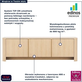 Nowoczesna szafka pod telewizor do salonu dąb vicenza C0-H59