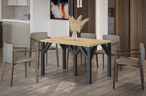 Industrialny stół jadalniany Dunaj 295 rozkładany od 130 do 295 cm