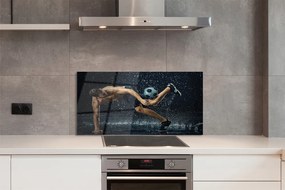 Szklany Panel Pasja Gry w Deszczu