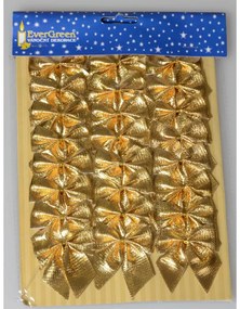 Wstążka złota 5,5 cm, 24 szt.