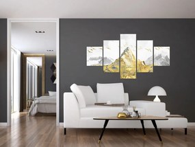 Obraz - Złota góra (125x70 cm)