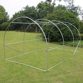 Szklarnia foliowa ogrodowa 2,5x4 m z oknami i moskitierą G387