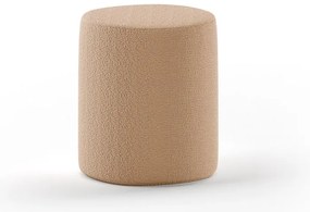 Brązowy puf dziecięcy z materiału bouclé Forrest – Vipack