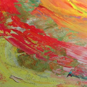 Obraz abstrakcji - malarstwo (70x50 cm)