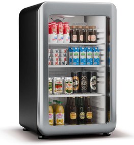 Klarstein Audrey Evo 72cm 115L Lodówka na Napoje Srebrny