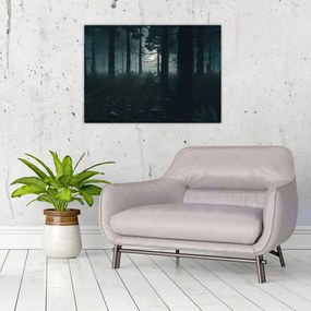 Obraz - Paproć w świetle księżyca (70x50 cm)