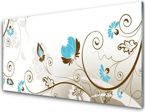 Panel Szklany Dynamiczna Kompozycja Linii