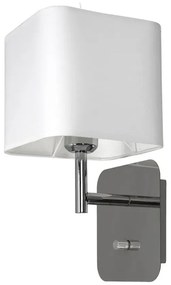 Kinkiet z białym abażurem - 5X K340 B8-E57