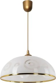 Biało Złota Lampa Wisząca Do Kuchni K6-T17