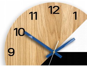 Zegar na ścianę nowoczesny efektowny okrągły cichy do kuchni salonu pokoju